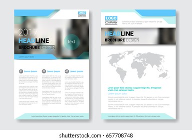 Template Design Brochure, Annual Report, Magazine, Poster, Corporate Presentation, Portfolio, Flyer With Copy Space Vector Illustration