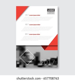 Template Design Brochure, Annual Report, Magazine, Poster, Corporate Presentation, Portfolio, Flyer With Copy Space Vector Illustration