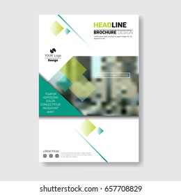 Template Design Brochure, Annual Report, Magazine, Poster, Corporate Presentation, Portfolio, Flyer With Copy Space Vector Illustration