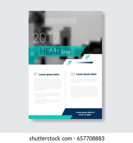 Folleto de diseño de plantillas, informe anual, revista, cartel, presentación corporativa, portafolio, volante con iluminación de vectores de espacio de copia