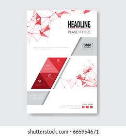 Template Design Brochure, Annual Report, Magazine, Poster, Corporate Presentation, Portfolio, Flyer With Copy Space Vector Illustration