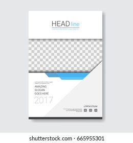 Folleto de diseño de plantillas, informe anual, revista, cartel, presentación corporativa, portafolio, volante con iluminación de vectores de espacio de copia