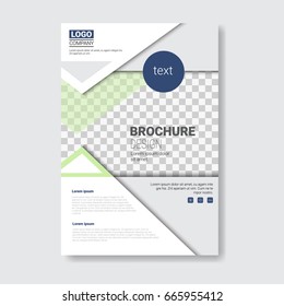 Folleto de diseño de plantillas, informe anual, revista, cartel, presentación corporativa, portafolio, volante con iluminación de vectores de espacio de copia
