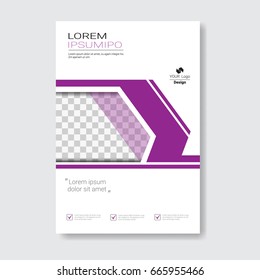 Folleto de diseño de plantillas, informe anual, revista, cartel, presentación corporativa, portafolio, volante con iluminación de vectores de espacio de copia