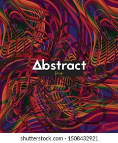 template design brochure  baroque abstract background ,colorful curve line 