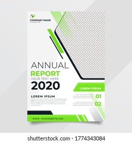 Diseño de plantillas para folletos, volantes, informe anual con un concepto moderno y fácil de editar
