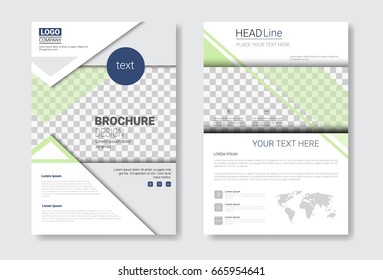 Template Design Broschüren Set, Annual Report, Magazine, Poster, Corporate Presentation Collection, Portfolio, Flyer with Copy Space Vektorgrafik