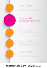 Template design for business background and web site. - Vector Design Concept