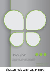 Template design for business background and web site - Vector Design Concept
