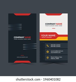 Template design business card design