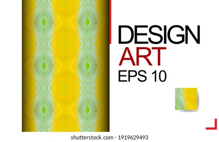 Template for design, business card, invitation. Suitable for social media posts, mobile apps, cards, invitations, banners design and web. Colorful mosaic covers design. Minimal geometric pattern.