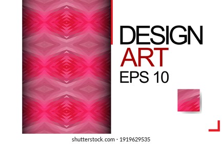 Template for design, business card, invitation. Suitable for social media posts, mobile apps, cards, invitations, banners design and web. Colorful mosaic covers design. Minimal geometric pattern.