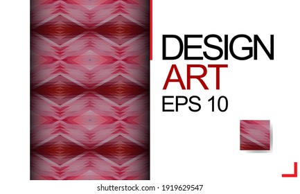 Template for design, business card, invitation. Suitable for social media posts, mobile apps, cards, invitations, banners design and web. Colorful mosaic covers design. Minimal geometric pattern.
