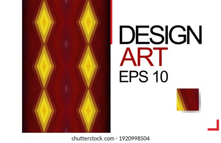 Template for design, business card, invitation. Suitable for social media posts, mobile apps, cards, invitations, banners design and web. Colorful mosaic covers design. Minimal geometric pattern.
