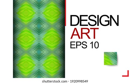 Template for design, business card, invitation. Suitable for social media posts, mobile apps, cards, invitations, banners design and web. Colorful mosaic covers design. Minimal geometric pattern.