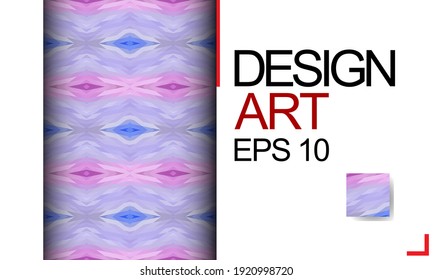 Template for design, business card, invitation. Suitable for social media posts, mobile apps, cards, invitations, banners design and web. Colorful mosaic covers design. Minimal geometric pattern.