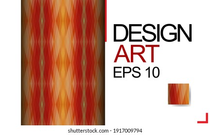Template for design, business card, invitations. Suitable for social media posts, mobile apps, postcards, banner designs, and the web. Colorful mosaic covers design. Minimal geometric pattern.