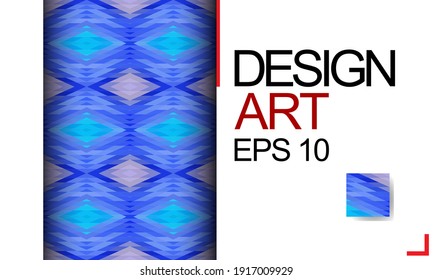 Template for design, business card, invitations. Suitable for social media posts, mobile apps, postcards, banner designs, and the web. Colorful mosaic covers design. Minimal geometric pattern.