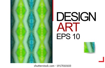 Template for design, business card, invitations. Suitable for social media posts, mobile apps, postcards, banner designs, and the web. Colorful mosaic covers design. Minimal geometric pattern.