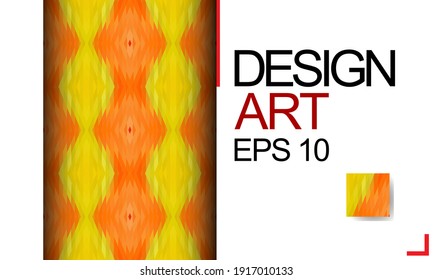 Template for design, business card, invitations. Suitable for social media posts, mobile apps, postcards, banner designs, and the web. Colorful mosaic covers design. Minimal geometric pattern.