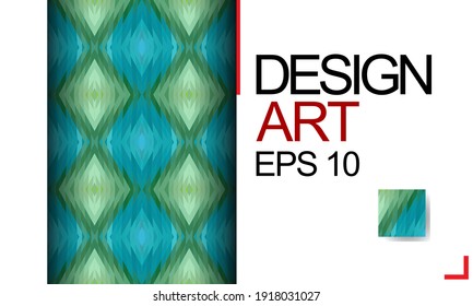 Template for design, business card, invitations. Suitable for social media posts, mobile apps, postcards, banner designs, and the web. Colorful mosaic covers design. Minimal geometric pattern.