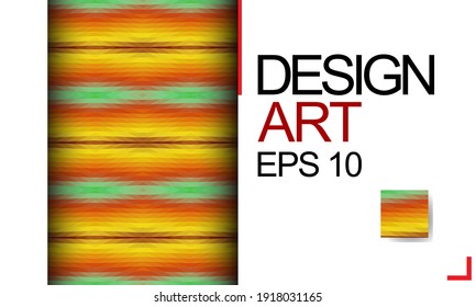 Template for design, business card, invitations. Suitable for social media posts, mobile apps, postcards, banner designs, and the web. Colorful mosaic covers design. Minimal geometric pattern.