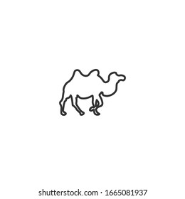 template design camel animal icon 
