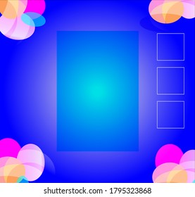 The template design can be used to write various messages conveniently and beautifully