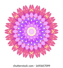 Template design for card. Invitation cards with floral elements. Hand drawn floral ornaments. Mandala