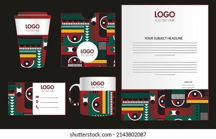 TEMPLATE DESIGN FOR CORPORATE BRANDING 