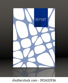 Template design for cover. Banner in A4 size. Abstract background. Vector, illustration.