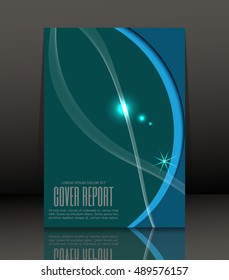 Template design for cover. Banner in A4 size. Abstract background. Vector, illustration.