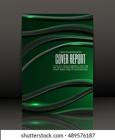 Template design for cover. Banner in A4 size. Abstract background. Vector, illustration.