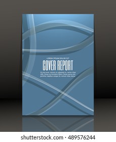Template design for cover. Banner in A4 size. Abstract background. Vector, illustration.