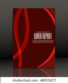 Template design for cover. Banner in A4 size. Abstract background. Vector, illustration.
