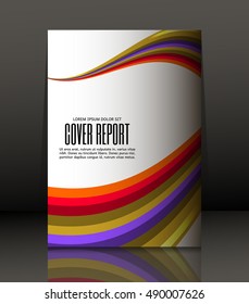 Template design for cover. Banner in A4 size. Abstract background. Vector, illustration.