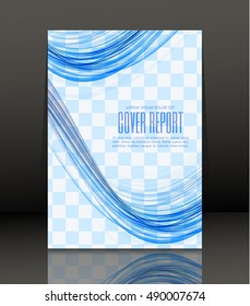 Template design for cover. Banner in A4 size. Abstract background. Vector, illustration.