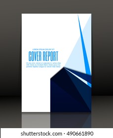 Template design for cover. Banner in A4 size. Abstract background. Vector, illustration.