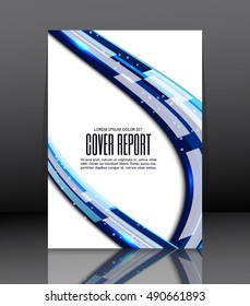 Template design for cover. Banner in A4 size. Abstract background. Vector, illustration.