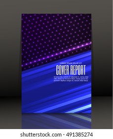 Template design for cover. Banner in A4 size. Abstract background. Vector, illustration.