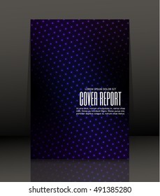 Template design for cover. Banner in A4 size. Abstract background. Vector, illustration.