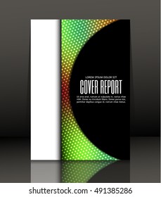 Template design for cover. Banner in A4 size. Abstract background. Vector, illustration.