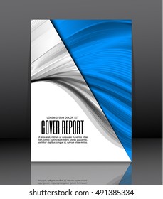 Template design for cover. Banner in A4 size. Abstract background. Vector, illustration.