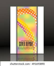 Template design for cover. Banner in A4 size. Abstract background. Vector, illustration.