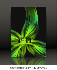 Template design for cover. Banner in A4 size. Abstract background. Vector, illustration.