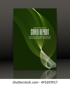 Template design for cover. Banner in A4 size. Abstract background. Vector, illustration.