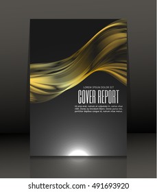 Template design for cover. Banner in A4 size. Abstract background. Vector, illustration.