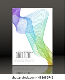 Template design for cover. Banner in A4 size. Abstract background. Vector, illustration.