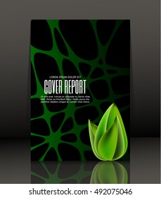 Template design for cover. Banner in A4 size. Abstract background. Vector, illustration.