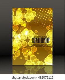 Template design for cover. Banner in A4 size. Abstract background. Vector, illustration.